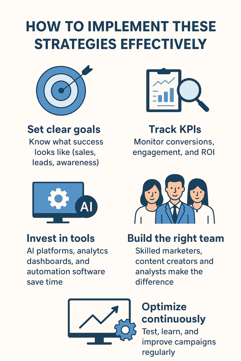 How to implement Digital Marketing strategies in 2025